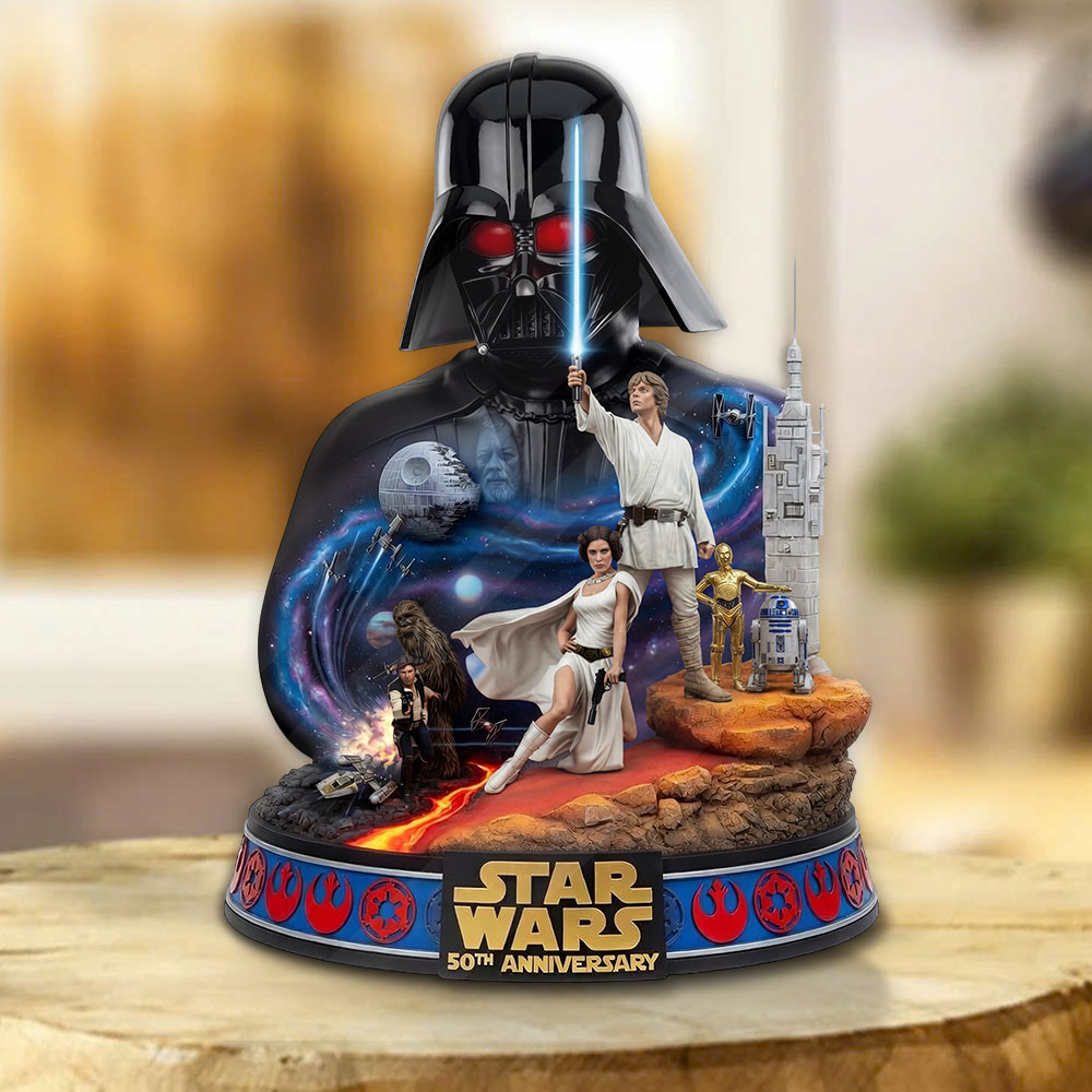 Star Wars 50th Anniversary Custom Shape Acrylic Plaque – TMTHU5452