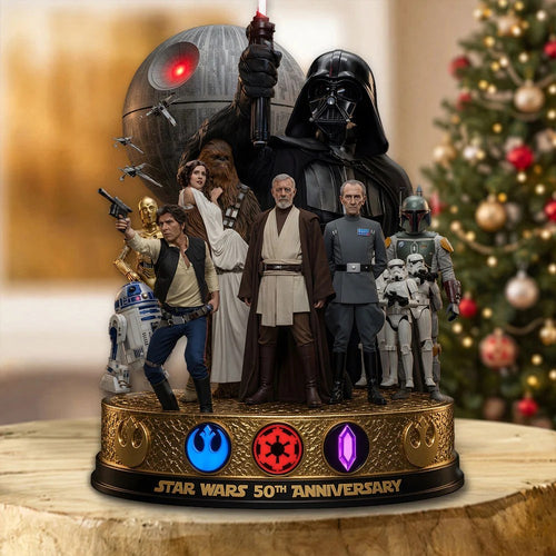 Star Wars 50th Anniversary Custom Shape Acrylic Plaque – TMTHU9931