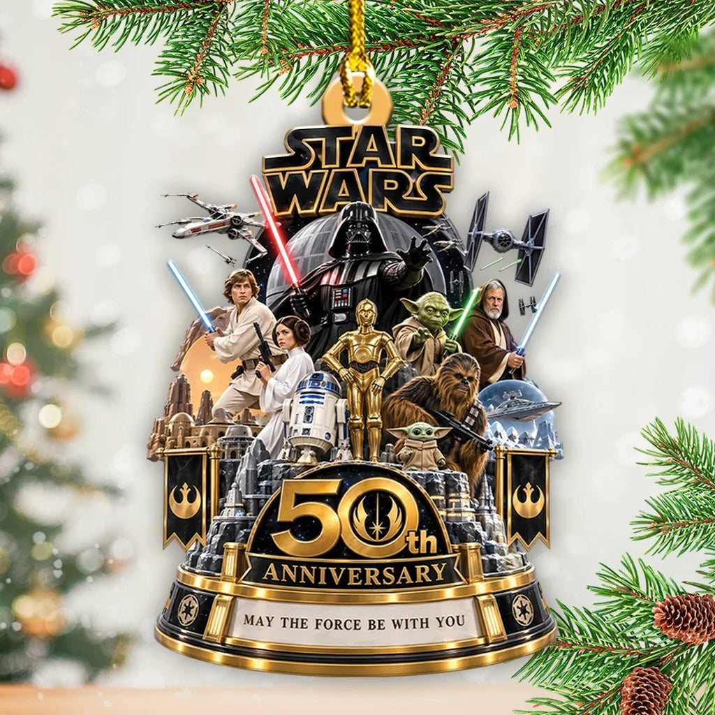 Star Wars 50th Anniversary Custom Shape 2-side Printed Acrylic Ornament – TANTN25747