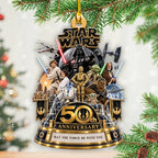Star Wars 50th Anniversary Custom Shape 2-side Printed Acrylic Ornament – TANTN25747
