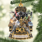 Star Wars 50th Anniversary Custom Shape 2-side Printed Acrylic Ornament – TANTN25747