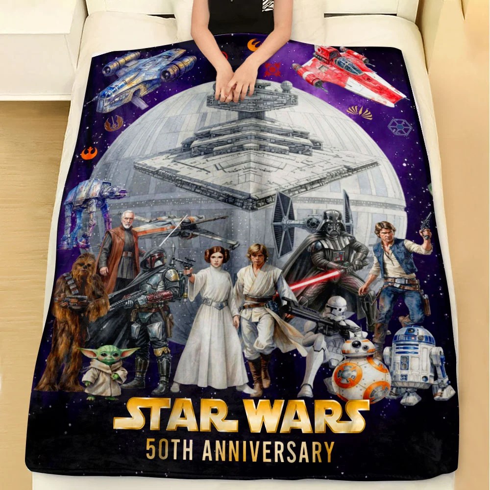 Star Wars 50th Anniversary Fleece Blanket – TMTHU8683
