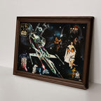 Star Wars 50th Anniversary Rectangle Canvas With Inner Frame – TMTHU7271