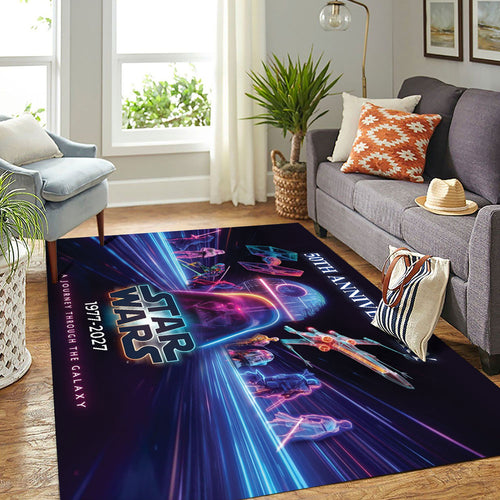 Star Wars 50th Anniversary Rectangular Rug – TMTHU7865