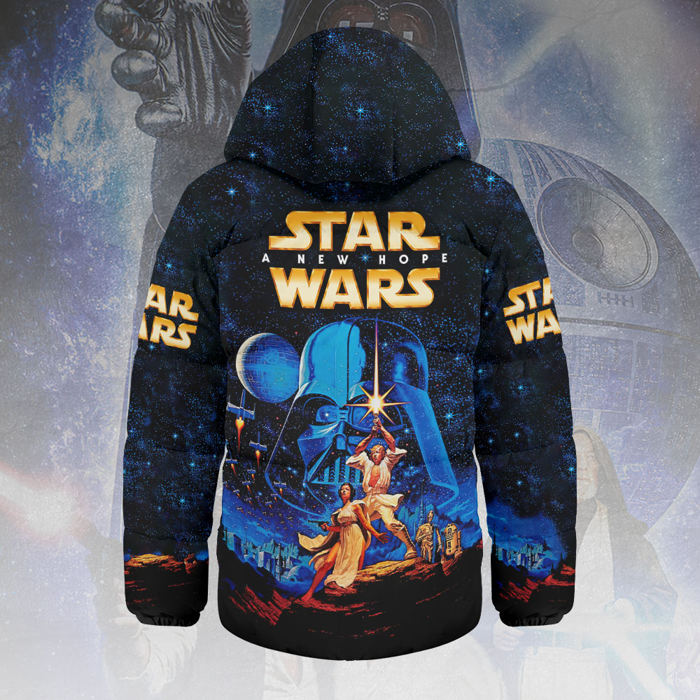 Star Wars 50th Anniversary Thickened Down Hooded Jacket – HOATT14026
