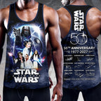 Star Wars 50th Anniversary Y-Back Muscle Tank Top – HOATT16404