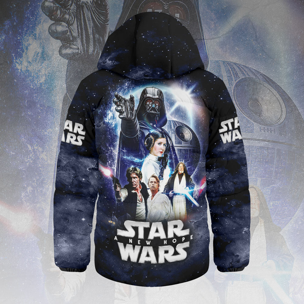 Star Wars 50th Anniversary Thickened Down Hooded Jacket – HOATT13768