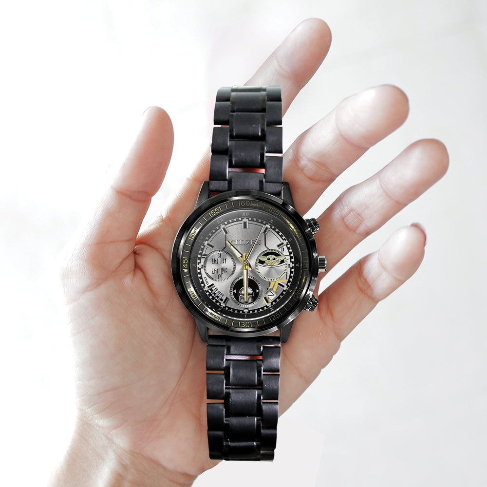 Star Wars Black Stainless Steel Watch – TMTHU7292