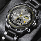 Star Wars Black Stainless Steel Watch – TMTHU7292