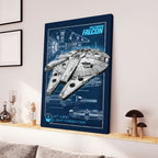 Star Wars Rectangle Canvas With Inner Frame – HOATT19116