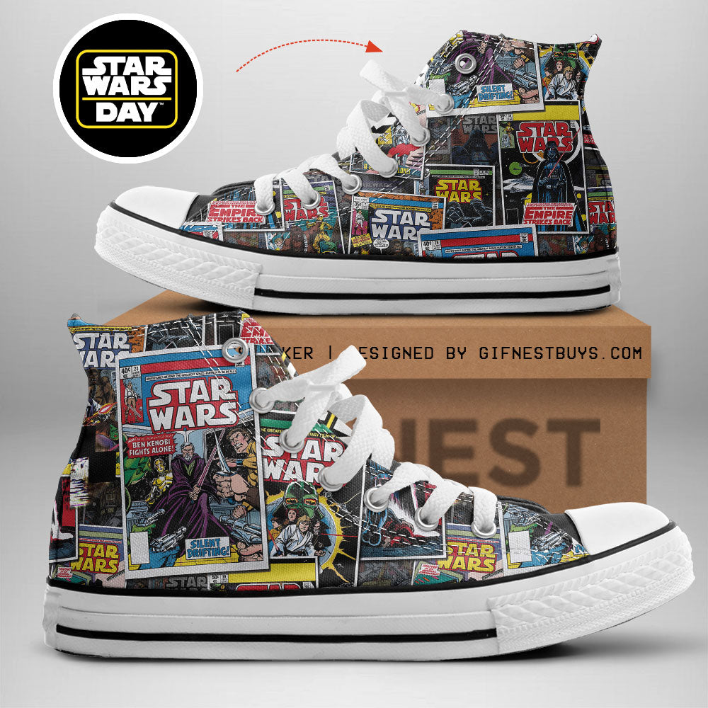 Star Wars High Top Canvas Shoes – TANTN 5967