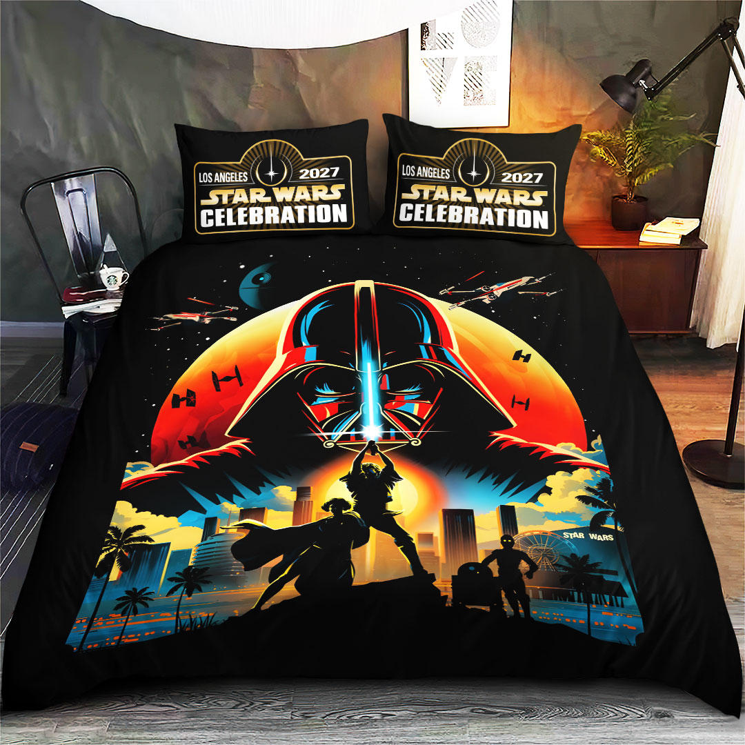 Star Wars Los Angeles 2027 3-Piece Duvet Bedding Set – TANTN22683