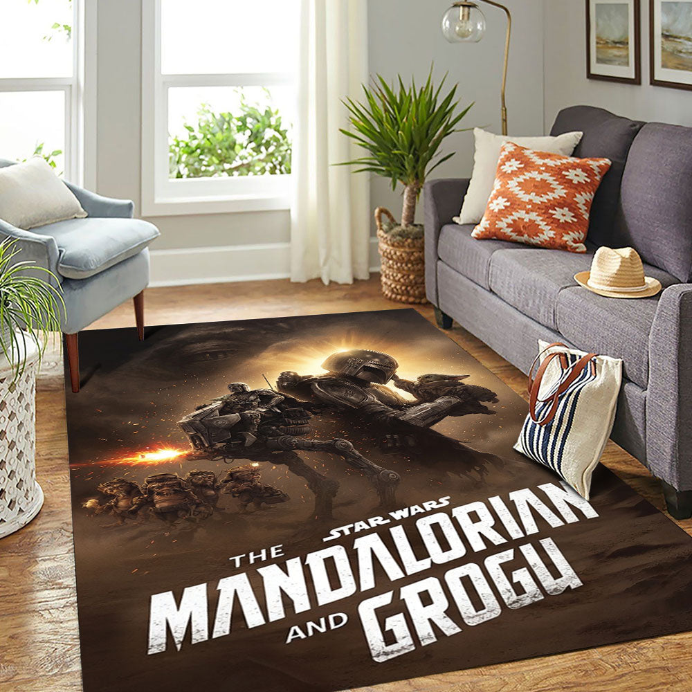 Star Wars: The Mandalorian and Grogu Rectangular Rug – TMTHU6845