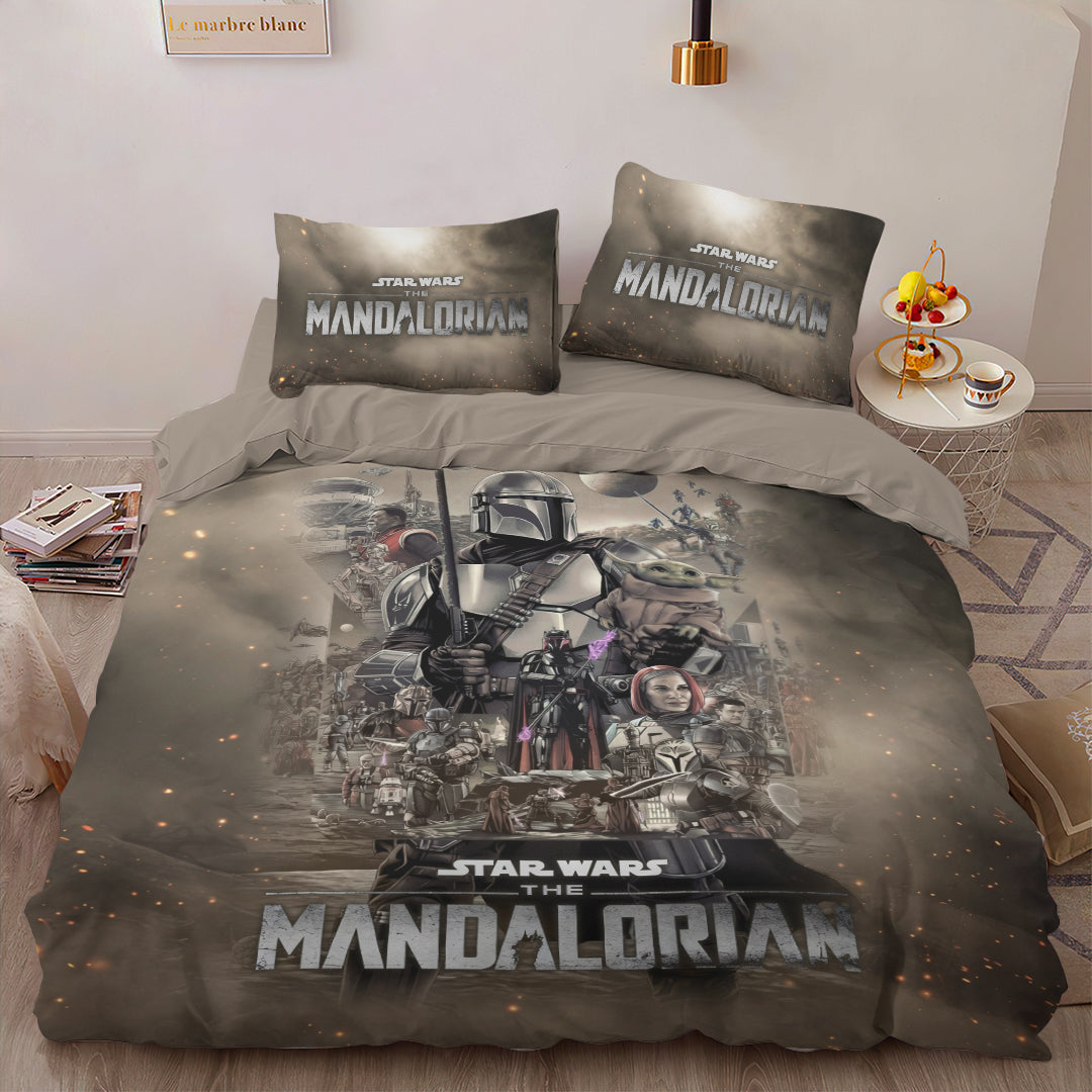 Star Wars x Mandalorian 3-Piece Duvet Bedding Set – TMTHU7106