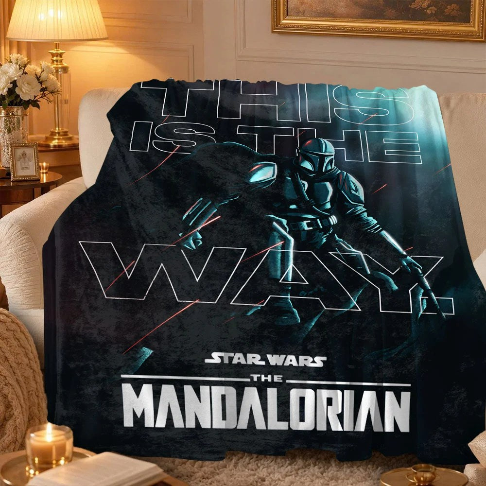 Star Wars x The Mandalorian Fleece Blanket – TMTHU8652