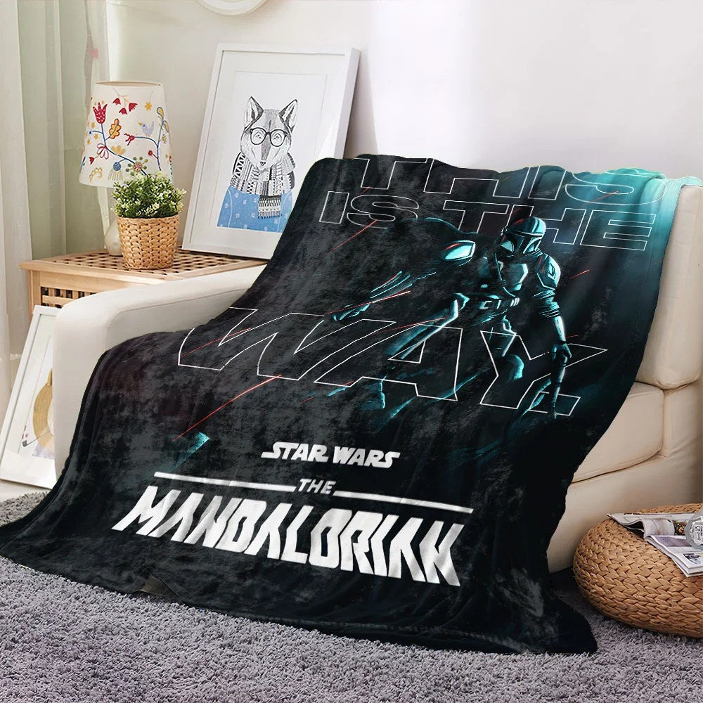 Star Wars x The Mandalorian Fleece Blanket – TMTHU8652
