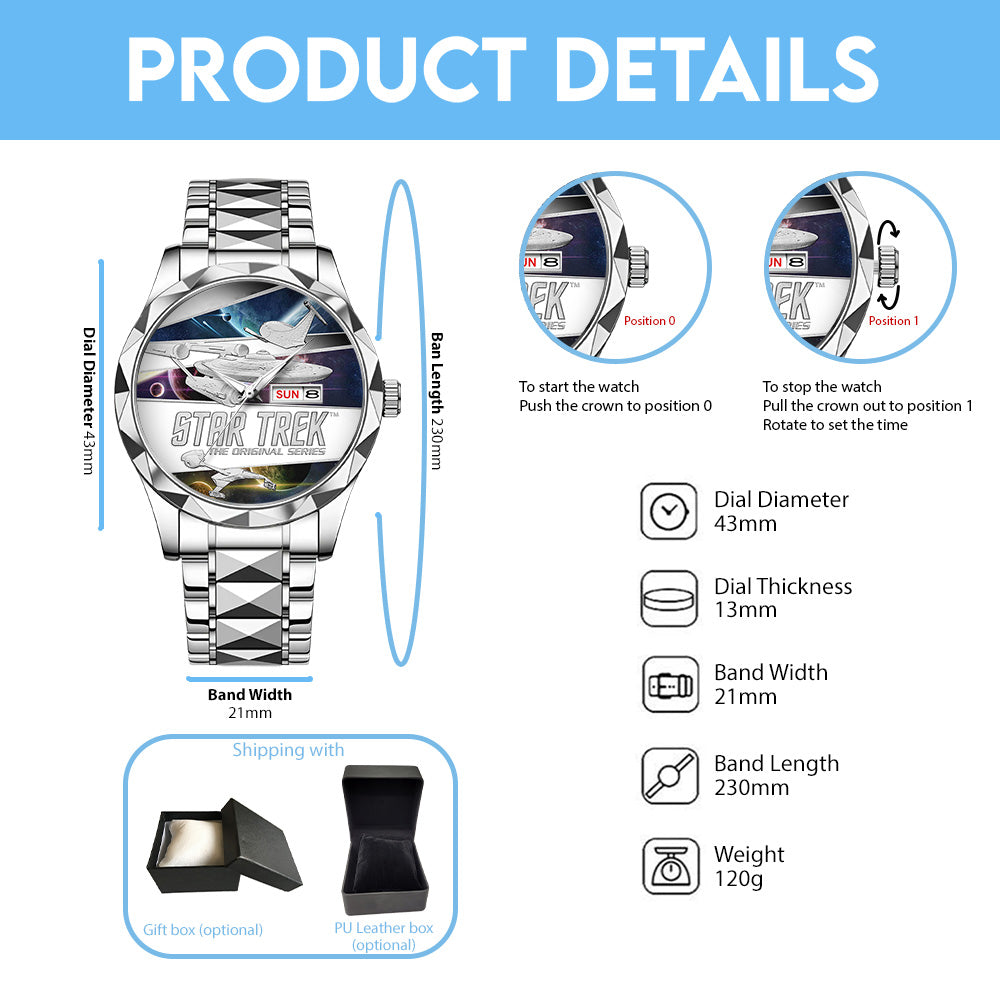 Star Trek Alloy Luxury Quartz Watch – TANTN18966