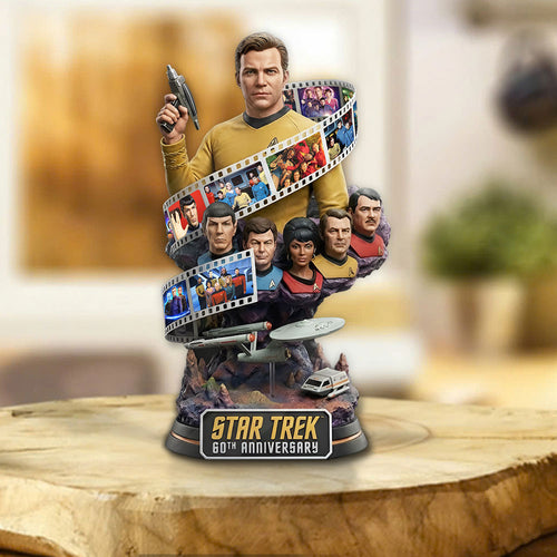 Star Trek 60th Anniversary Custom Shape Acrylic Plaque – TMTHU4178