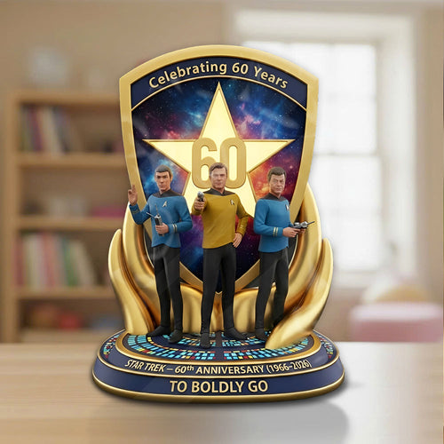 Star Trek 60th Anniversary Custom Shape Acrylic Plaque – TMTHU3723