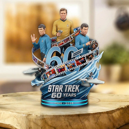 Star Trek 60th Anniversary Custom Shape Acrylic Plaque – TMTHU3908