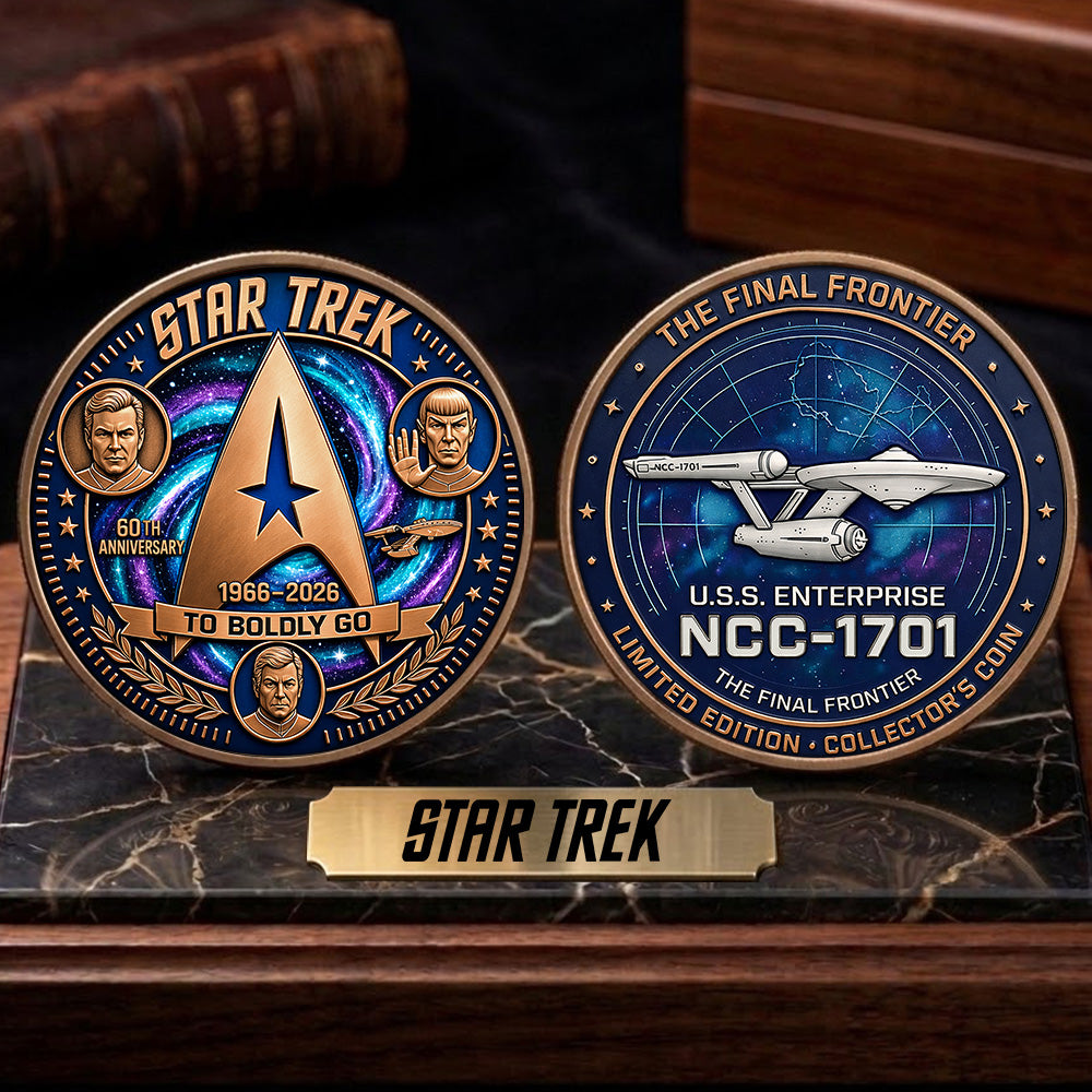 Star Trek 60th Anniversary Commemorative Coin – GNE5408