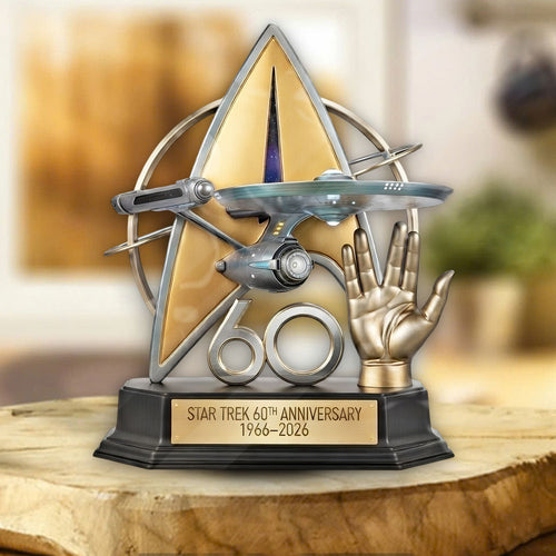 Star Trek 60th Anniversary Custom Shape Acrylic Plaque – VANDH5005