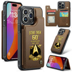 Personalized Star Trek 60th Anniversary Leather Wallet Phone Case – VANDH4009