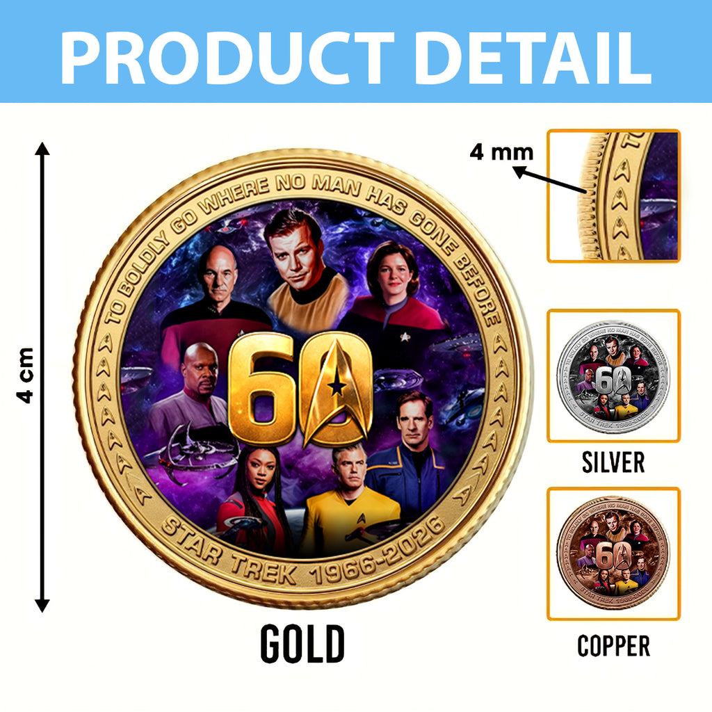 Star Trek 60th Anniversary Commemorative Coin – HOATT17776