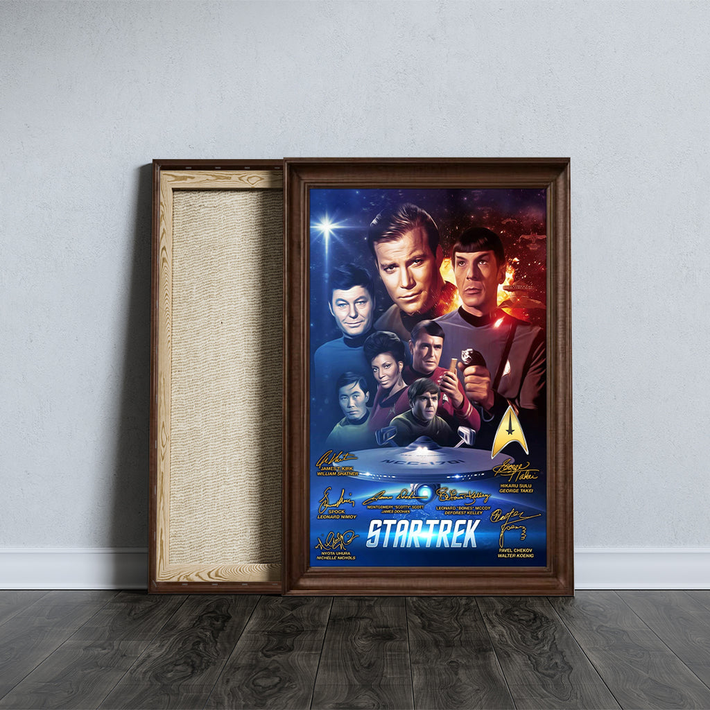 Star Trek 60th Anniversary Rectangle Canvas With Inner Frame – TMTHU5475