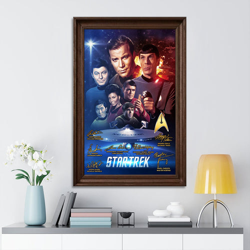 Star Trek 60th Anniversary Rectangle Canvas With Inner Frame – TMTHU5475
