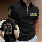 Star Trek Through The Years Zip Polo Shirt – TANTN25121