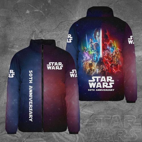 Star Wars 3D Stand Collar Puffer Jacket – TMTHU2361