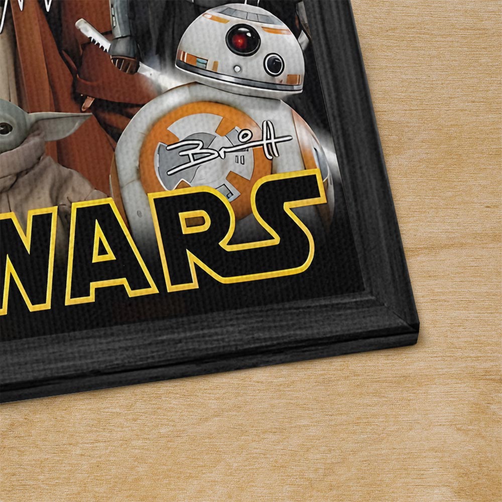 Star Wars 50th Anniversary Rectangle Canvas With Inner Frame – HOATT16721