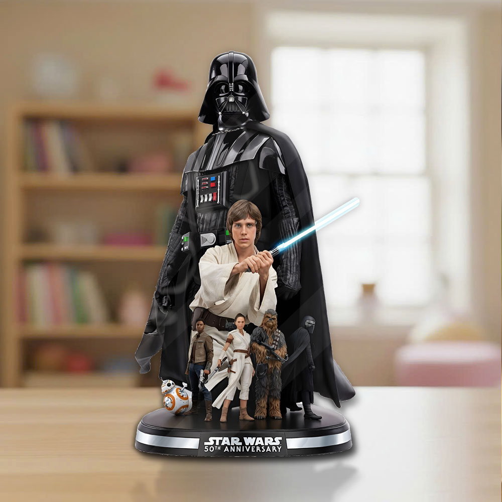 Star Wars 50th Anniversary Custom Shape Acrylic Plaque – TMTHU4073