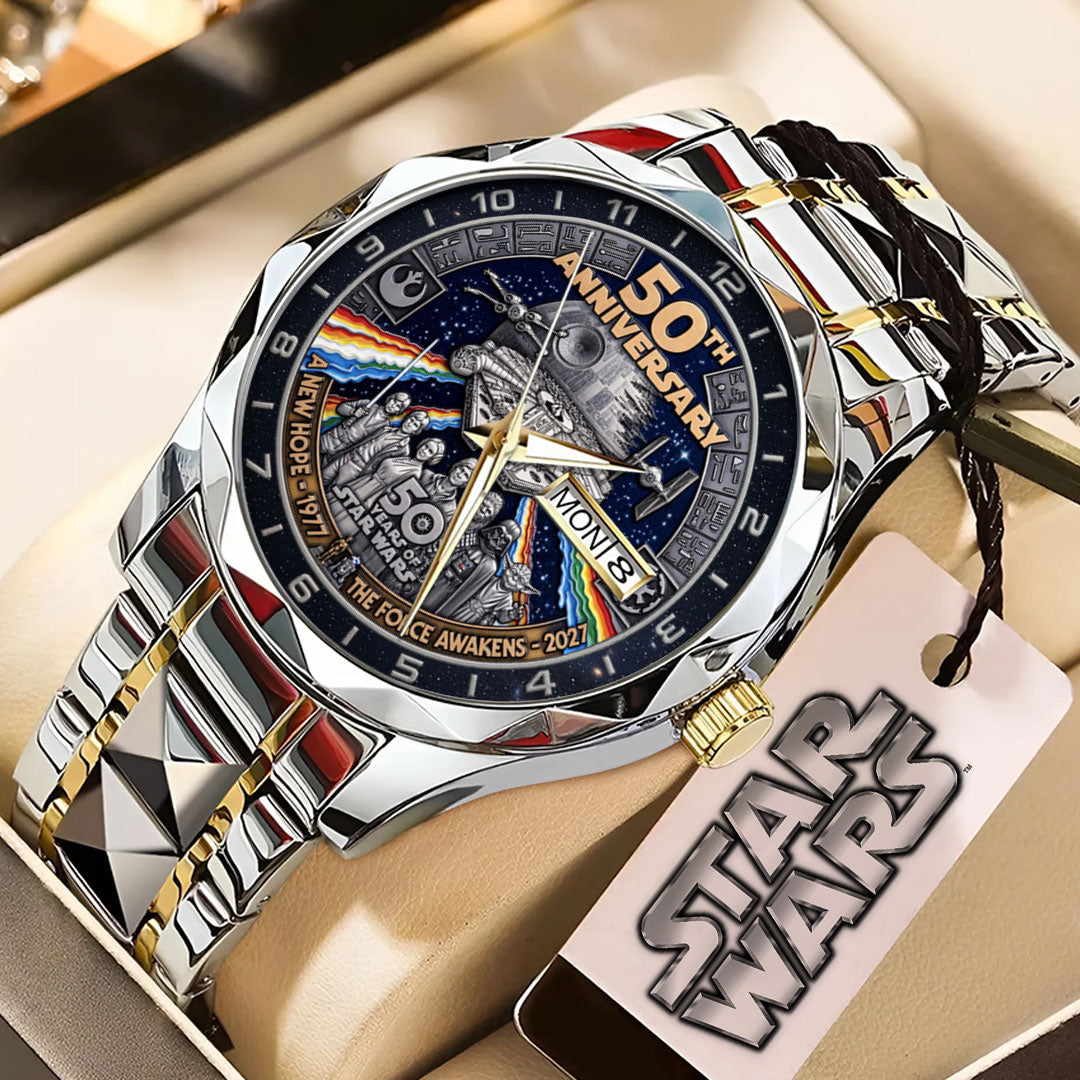 Star Wars 50th Anniversary Alloy Luxury Quartz Watch – GNE7098