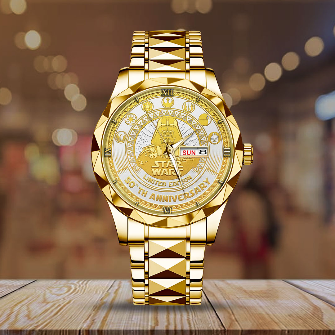 Star Wars 50th Anniversary Alloy Luxury Quartz Watch – TMTHU2645