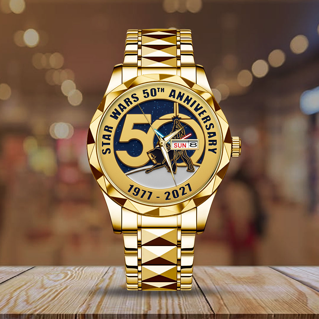 Star Wars 50th Anniversary Alloy Luxury Quartz Watch – TMTHU2884