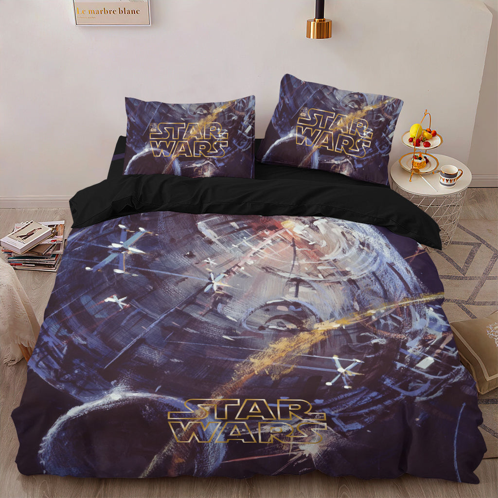 Star Wars 50th Anniversary 3-Piece Duvet Bedding Set – GNE5554