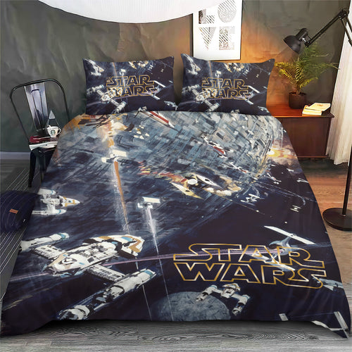Star Wars 50th Anniversary 3-Piece Duvet Bedding Set – GNE5555