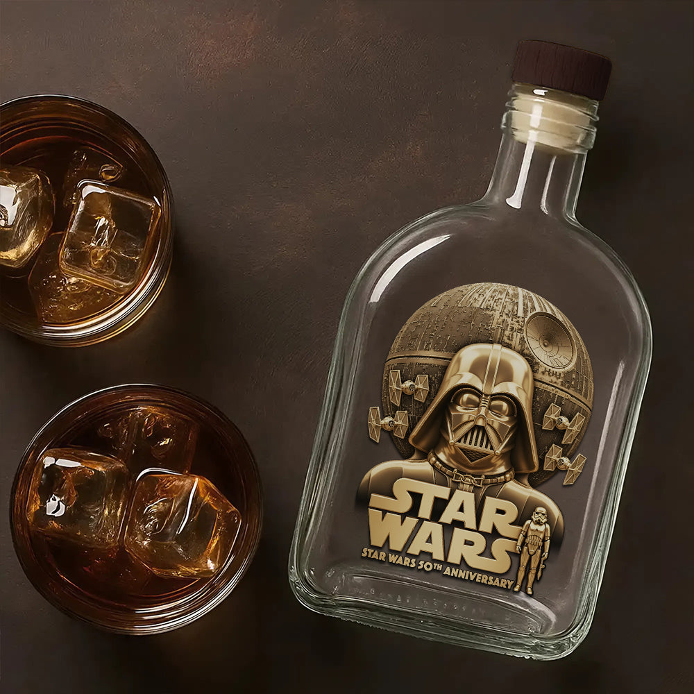 Star Wars 50th Anniversary 25oz Empty Whiskey Bottle – TMTHU4204