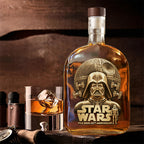 Star Wars 50th Anniversary 25oz Empty Whiskey Bottle – TMTHU4204