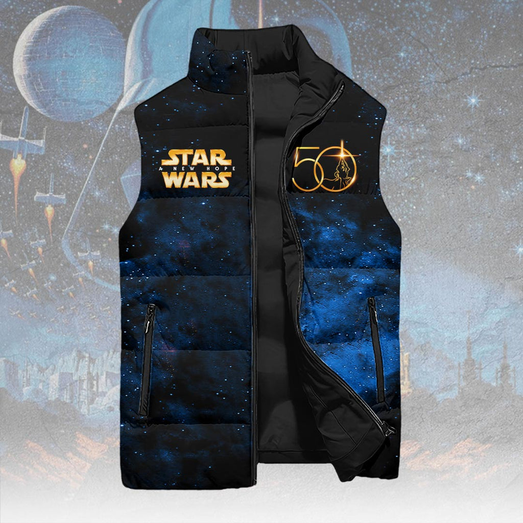 Star Wars 50th Anniversary 3D Sleeveless Down Jacket – HOATT15194