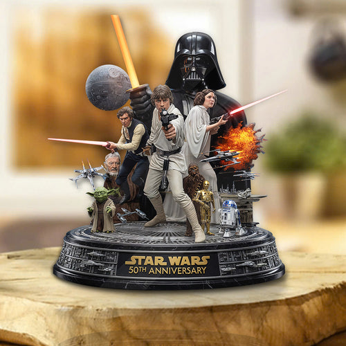 Star Wars 50th Anniversary Custom Shape Acrylic Plaque – GNE6316