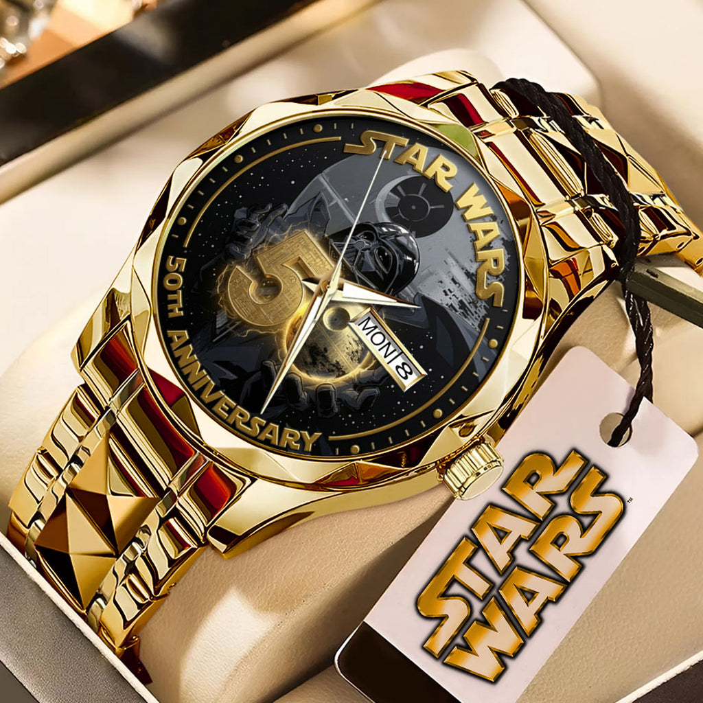 Star Wars 50th Anniversary Alloy Luxury Quartz Watch – TMTHU7115