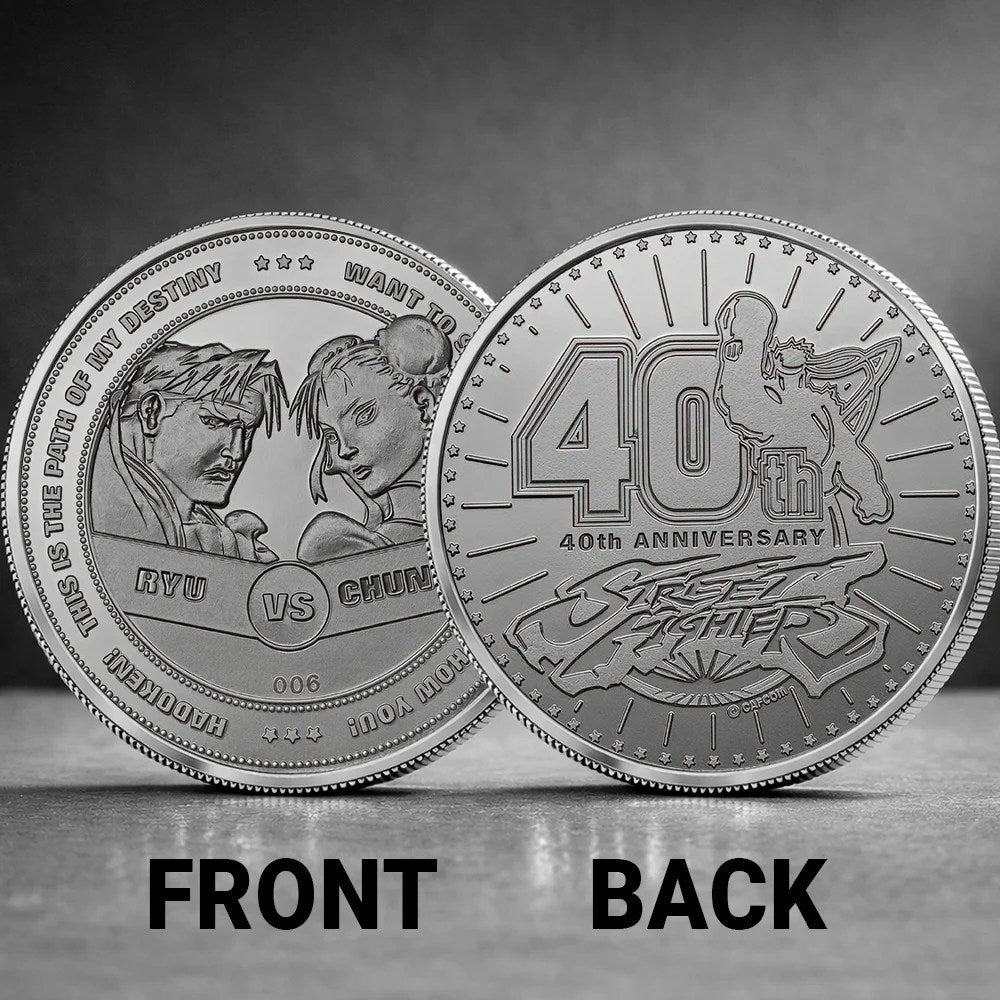 Street Fighter 40th Anniversary Commemorative Coin – GNE8481