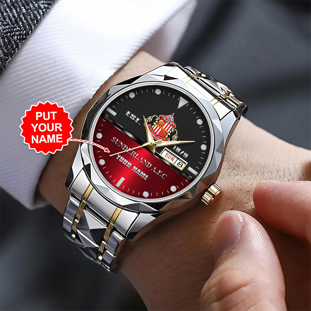 Personalized Sunderland A.F.C. Alloy Luxury Quartz Watch – TANTN15469