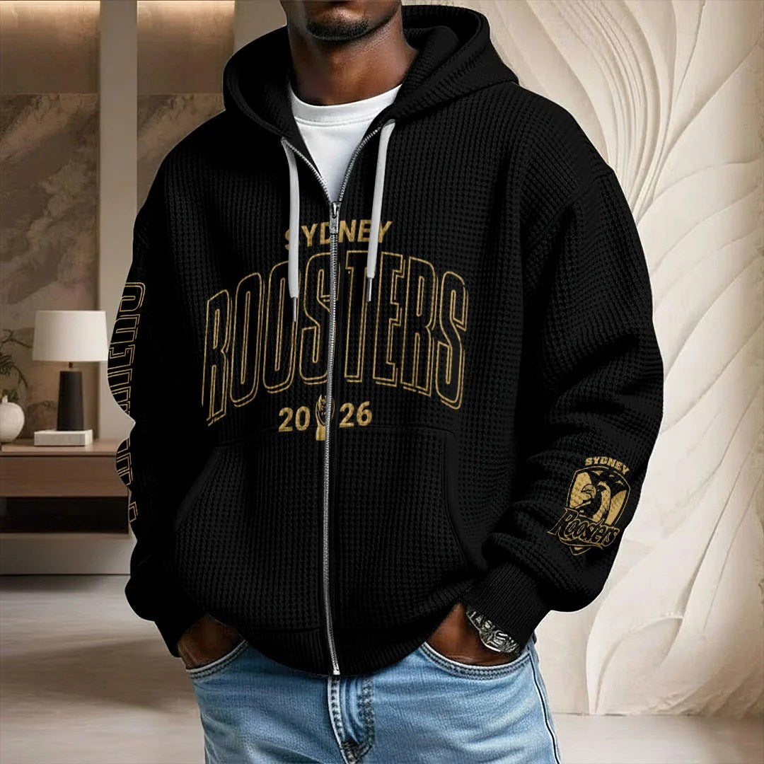 Sydney Roosters 2026 NRL Premiers 3D Unisex Waffle Hoodie – MAITM15304