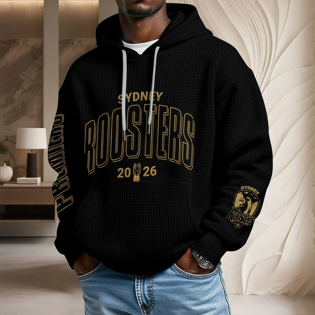 Sydney Roosters 2026 NRL Premiers 3D Unisex Waffle Hoodie – MAITM15304