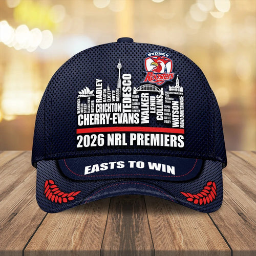 Sydney Roosters 2026 NRL Premiers Classic Cap – MAITM15402