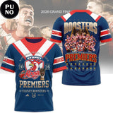 Sydney Roosters 2026 NRL Premiers Grand Final T-Shirt